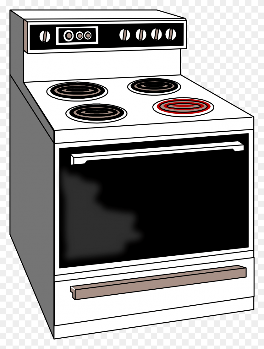1761x2373 File Stove Svg Stove And Microwave Clipart, Oven, Appliance, Cooktop HD PNG Download