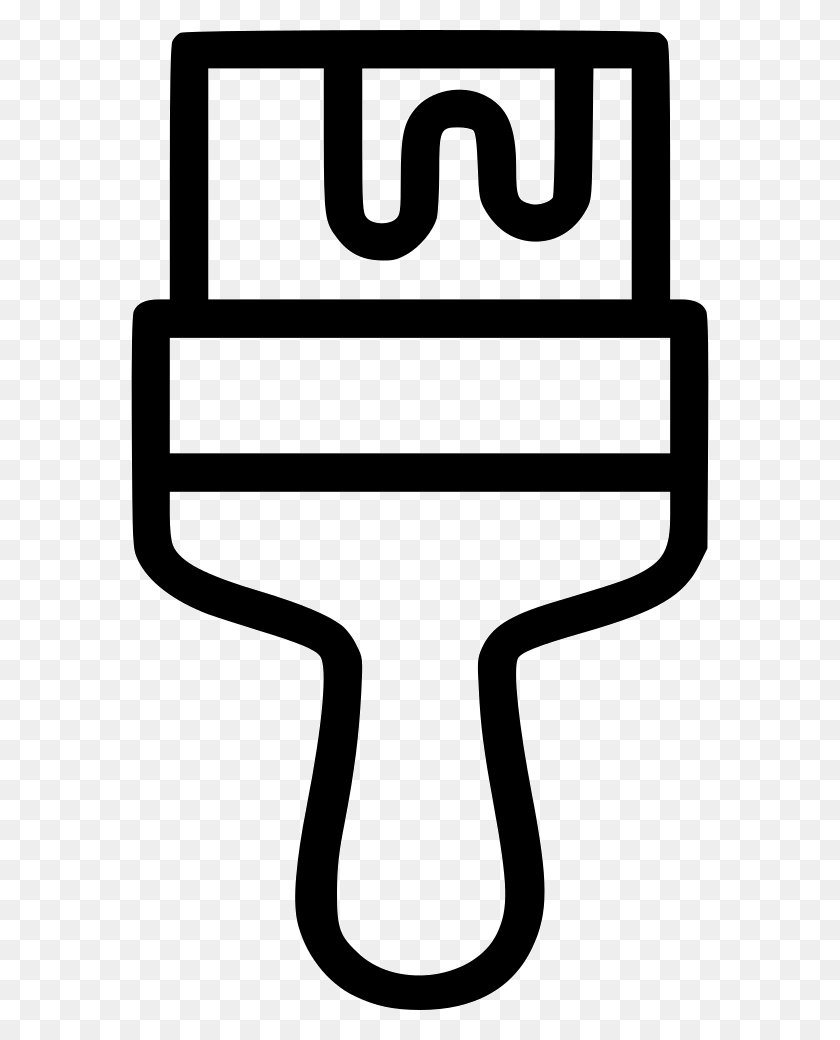 578x980 File Svg, Fork, Cutlery, Stencil HD PNG Download