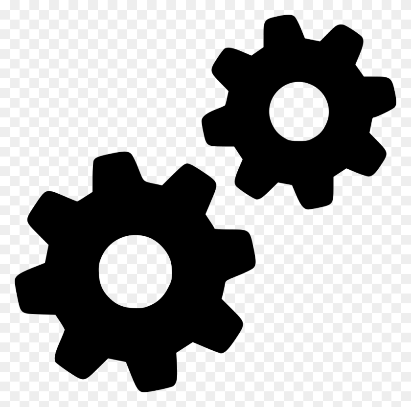 980x970 File Svg, Machine, Gear HD PNG Download