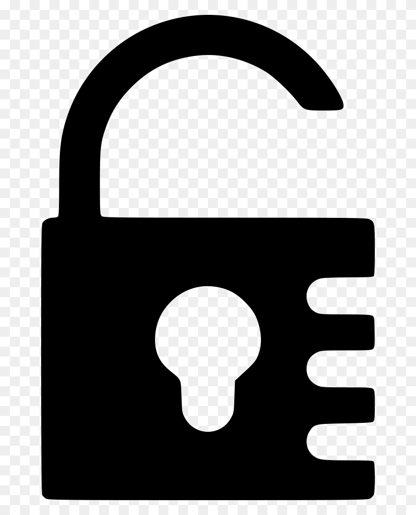 674x980 File Svg, Lock, Combination Lock HD PNG Download