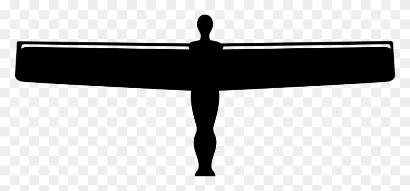982x418 File Svg Angel Of The North Icon, Symbol, Logo HD PNG Download
