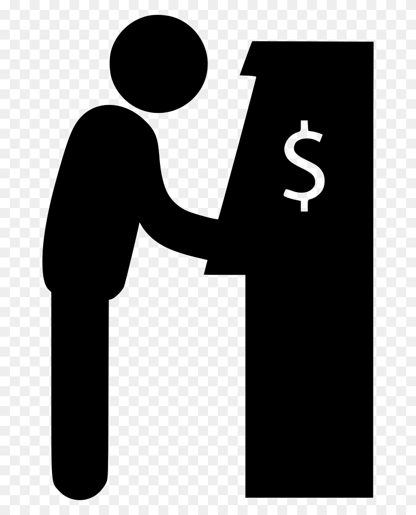 670x980 File Svg Atm Black, Stencil, Text, Alphabet HD PNG Download