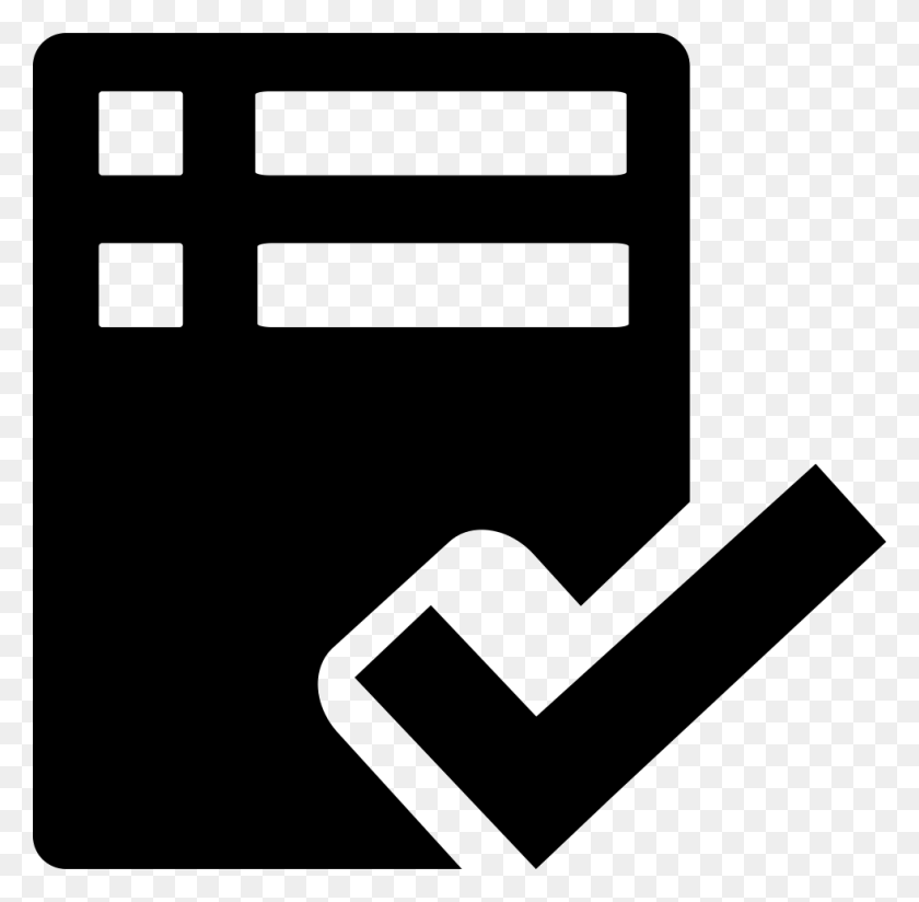 980x960 File Svg Attendance Check In Icon, Symbol, Mailbox, Letterbox HD PNG Download
