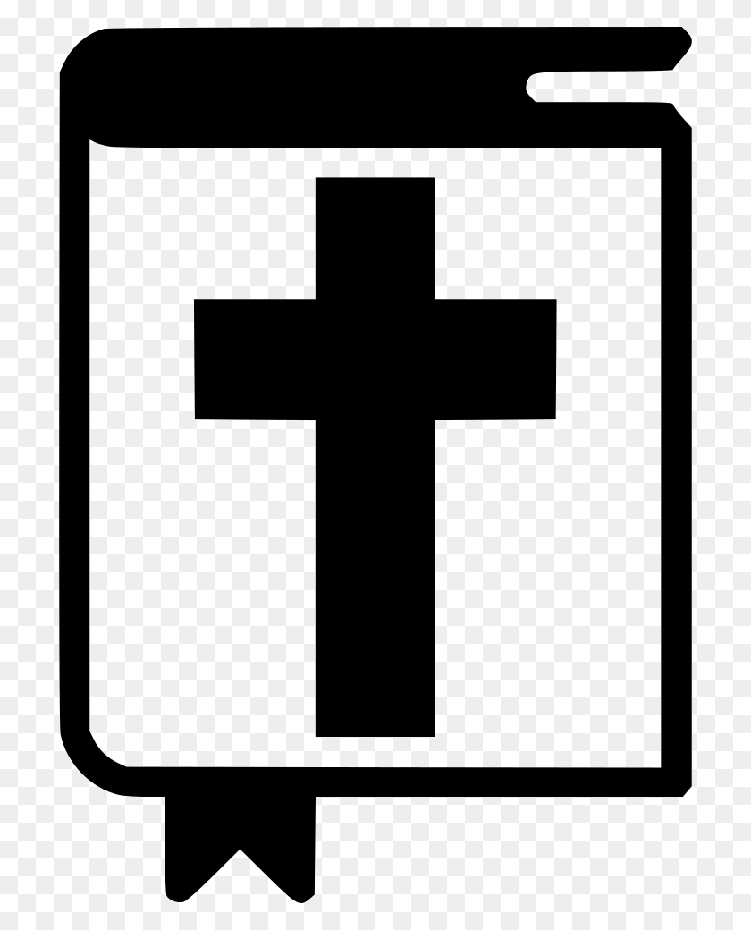 708x980 Файл Svg Библия, Крест, Символ, Еда Hd Png Скачать
