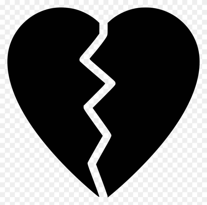 980x970 File Svg Black And White Broken Heart Clip Art, Plectrum, Heart, Hand HD PNG Download