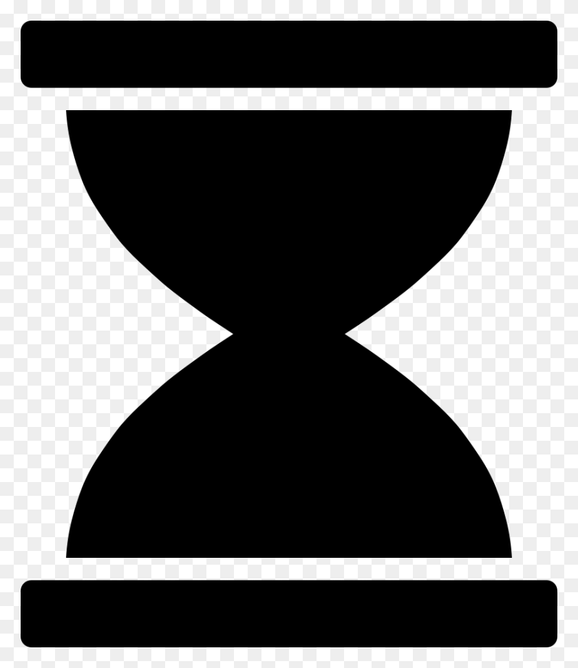 840x980 File Svg Black Hourglass, Axe, Tool HD PNG Download
