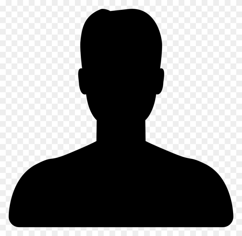 980x954 File Svg Blank Person, Human, Back HD PNG Download