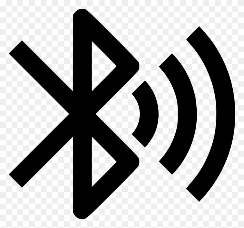 980x910 File Svg Bluetooth Icon Svg, Symbol, Logo, Trademark HD PNG Download