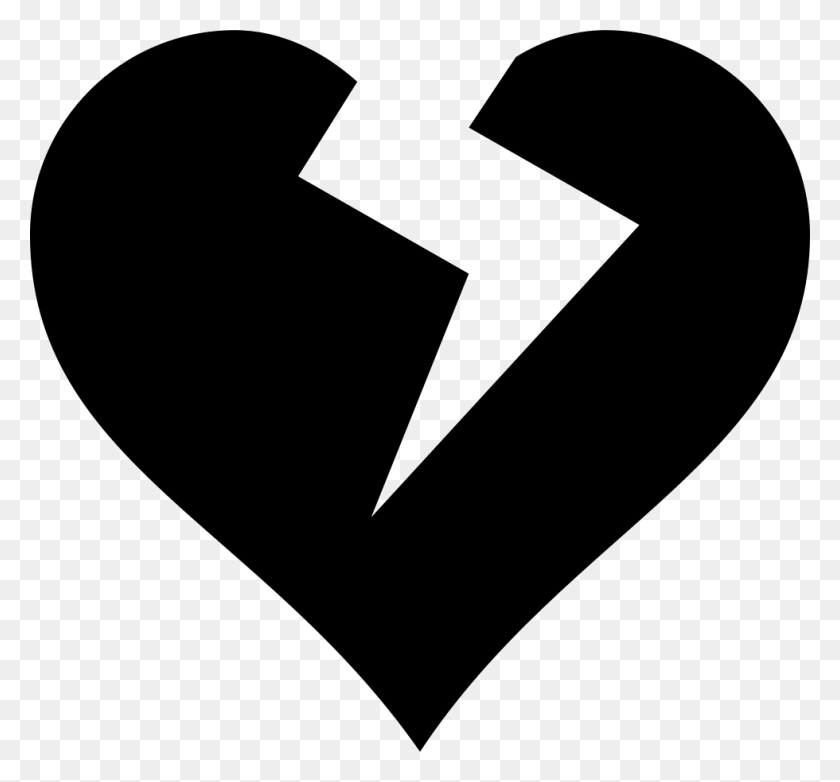 980x908 File Svg Broken Heart Vector, Symbol, Recycling Symbol, Axe HD PNG Download