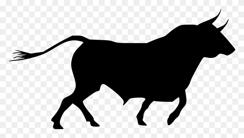 980x522 File Svg Bull Symbol, Mammal, Animal HD PNG Download