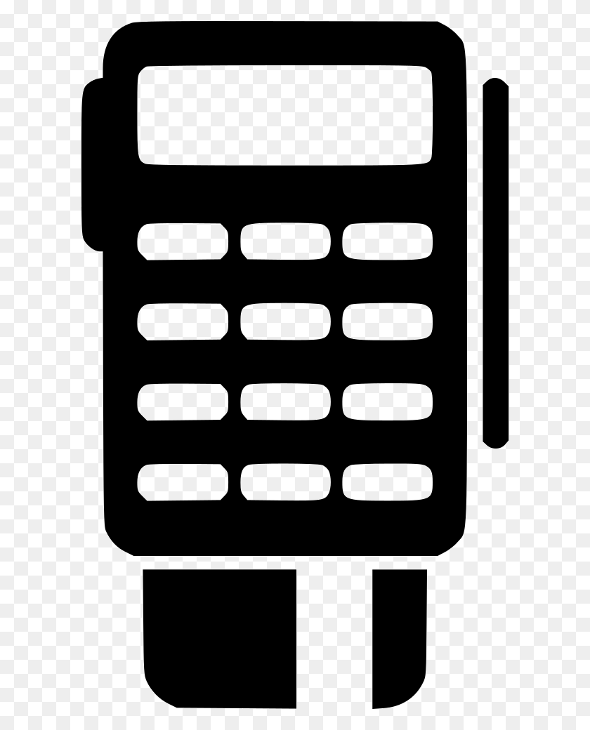 610x980 Значок Кард-Ридера Файла Svg, Электроника, Калькулятор, Мобильный Телефон Hd Png Скачать