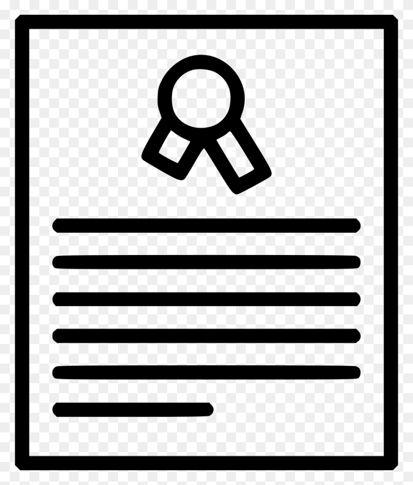 824x980 File Svg Certificate Of Merit Icon, Text, Symbol, Road HD PNG Download