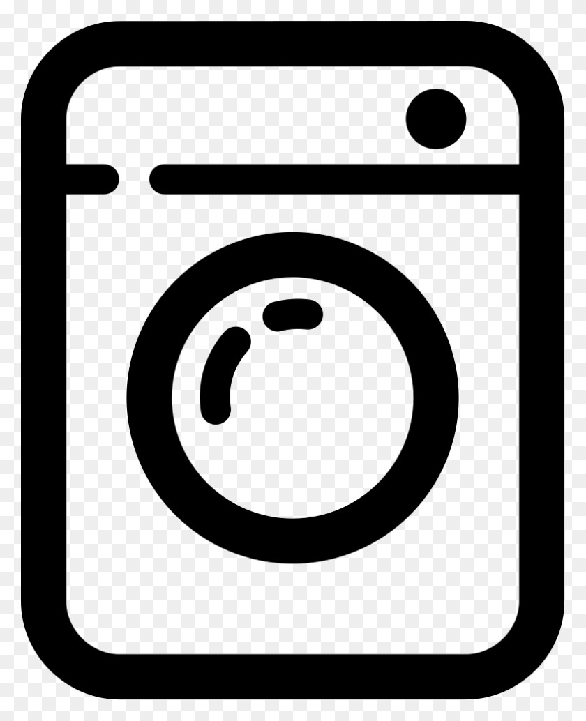 785x981 File Svg Circle, Electronics, Washer, Appliance HD PNG Download