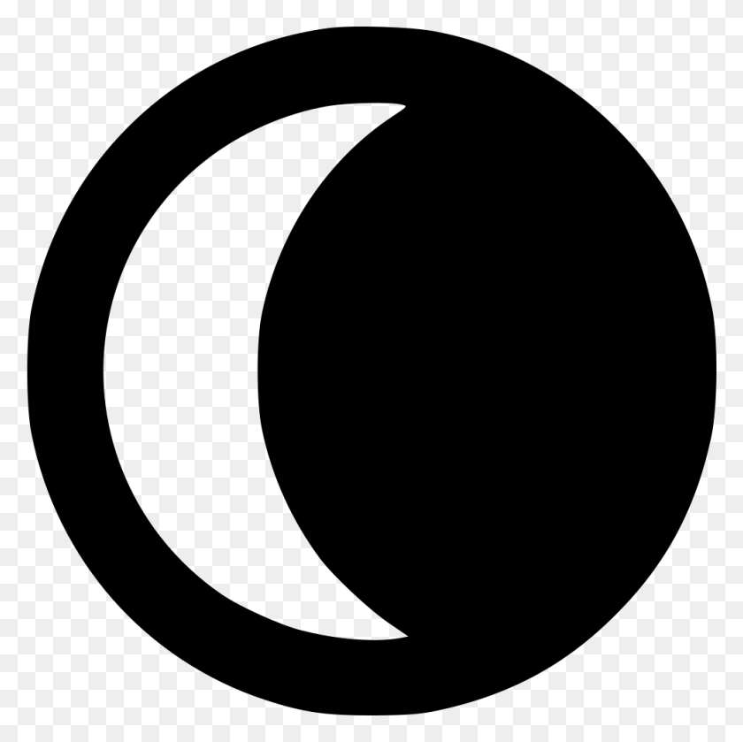 981x980 File Svg Circle, Moon, Outer Space, Night HD PNG Download