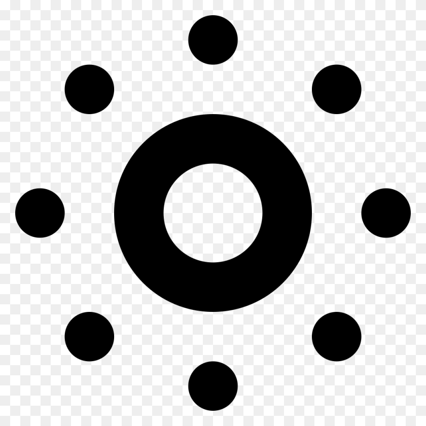 980x980 File Svg Circle Of Circles Svg, Texture, Polka Dot, Machine HD PNG Download