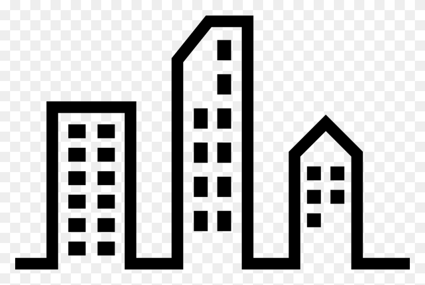 980x632 File Svg City Icon White, Number, Symbol, Text HD PNG Download