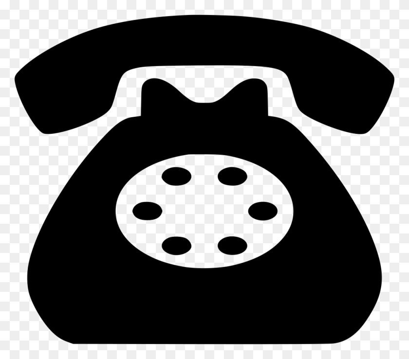 980x852 File Svg Classic Telephone Icon, Phone, Electronics, Dial Telephone HD PNG Download