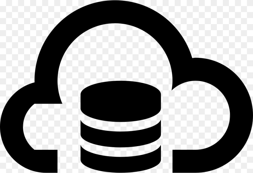 980x670 File Svg Cloud Database Icon, Stencil, Cup, Beverage, Coffee Sticker PNG