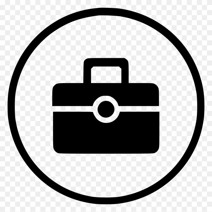 980x982 File Svg Courses Icon Black, Bag, Briefcase HD PNG Download