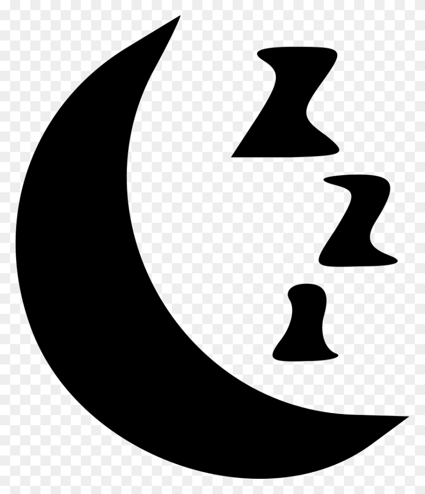 834x980 Descargar Png / Archivo Svg Crescent, Número, Símbolo, Texto Hd Png