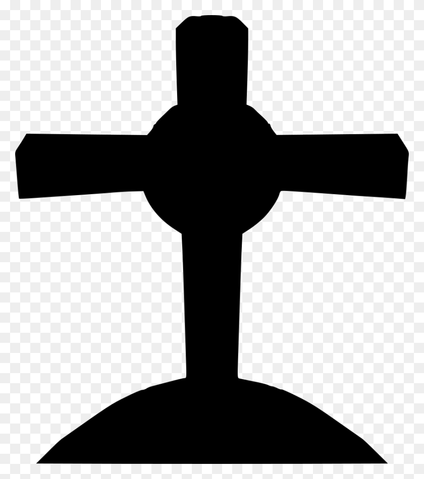 858x980 File Svg Cross, Symbol, Crucifix HD PNG Download