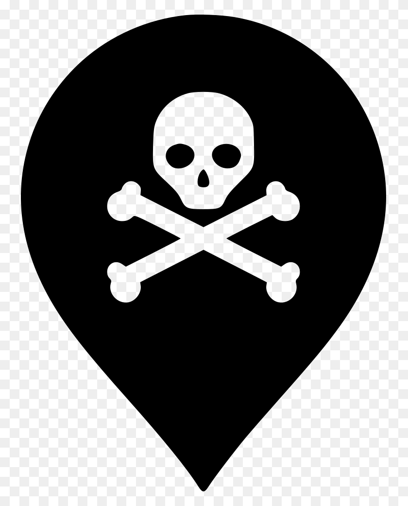 753x980 File Svg Death Icon, Plectrum, Symbol, Logo HD PNG Download