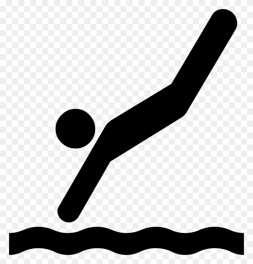 936x980 File Svg Dive Black And White, Sport, Sports, Text HD PNG Download