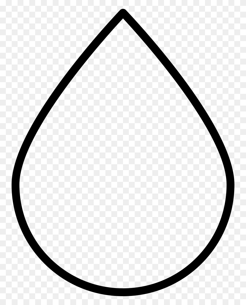 762x980 File Svg Easy Water Drop Drawing, Droplet, Outdoors, Triangle HD PNG Download