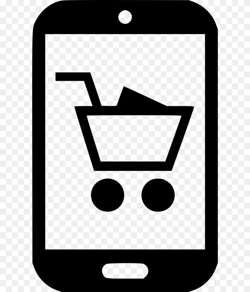 624x980 File Svg Ecommerce Shopping Icon, Stencil Transparent PNG