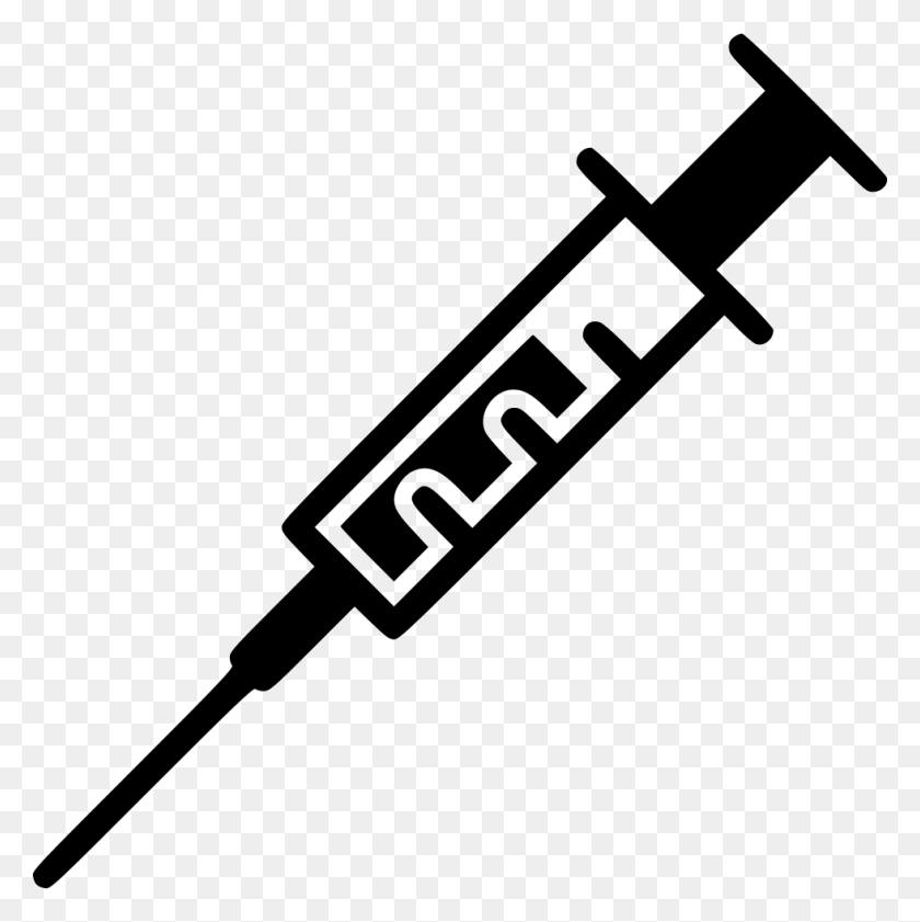 980x982 File Svg Empty Syringe Cartoon, Injection, Shovel, Tool HD PNG Download