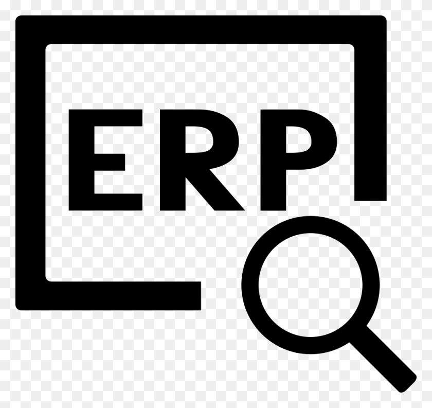 980x922 File Svg Erp Icon Vector, Number, Symbol, Text HD PNG Download
