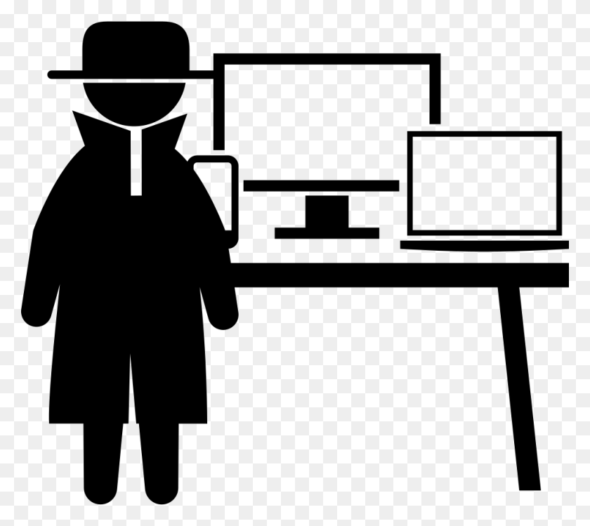980x866 File Svg Ethical Hacking Icon, Person, Human HD PNG Download