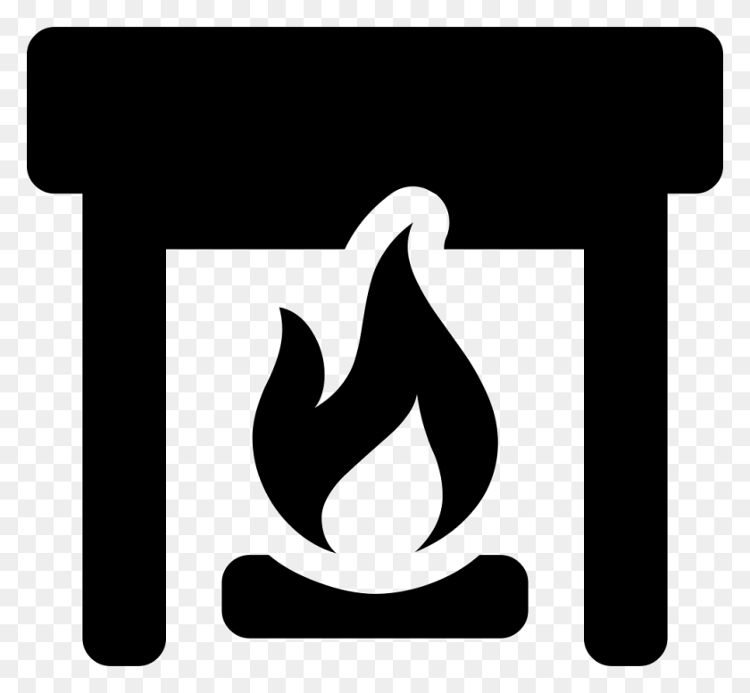 980x902 File Svg Fireplace Icon, Symbol, Logo, Trademark HD PNG Download