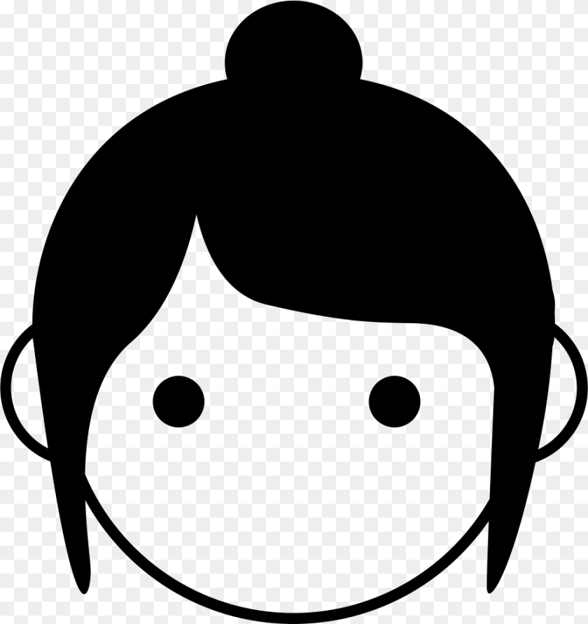 File Svg Girl Icon, Stencil, Silhouette PNG