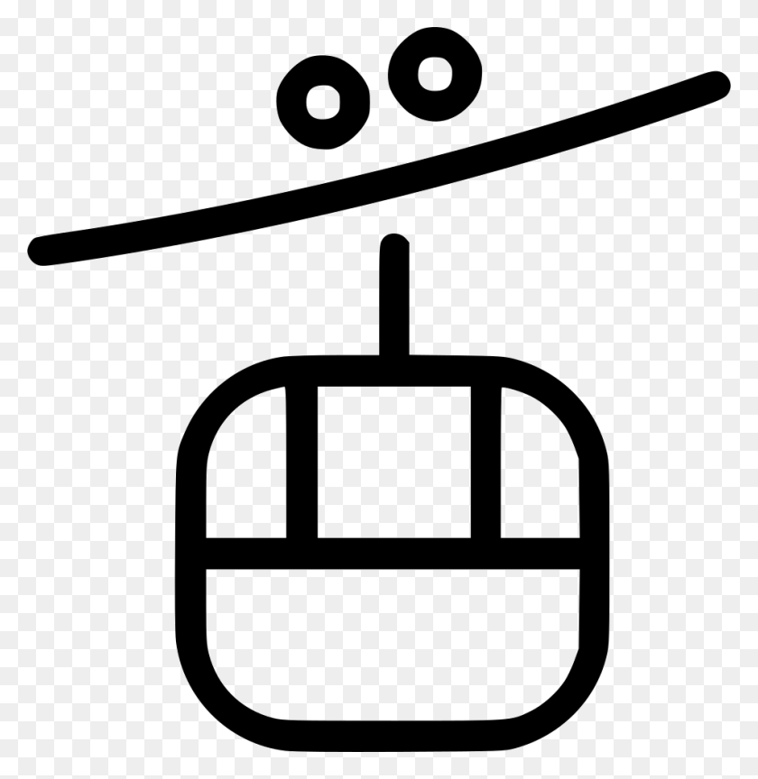 950x980 File Svg Gondola Lift Logo, Symbol, Stencil, Scale HD PNG Download