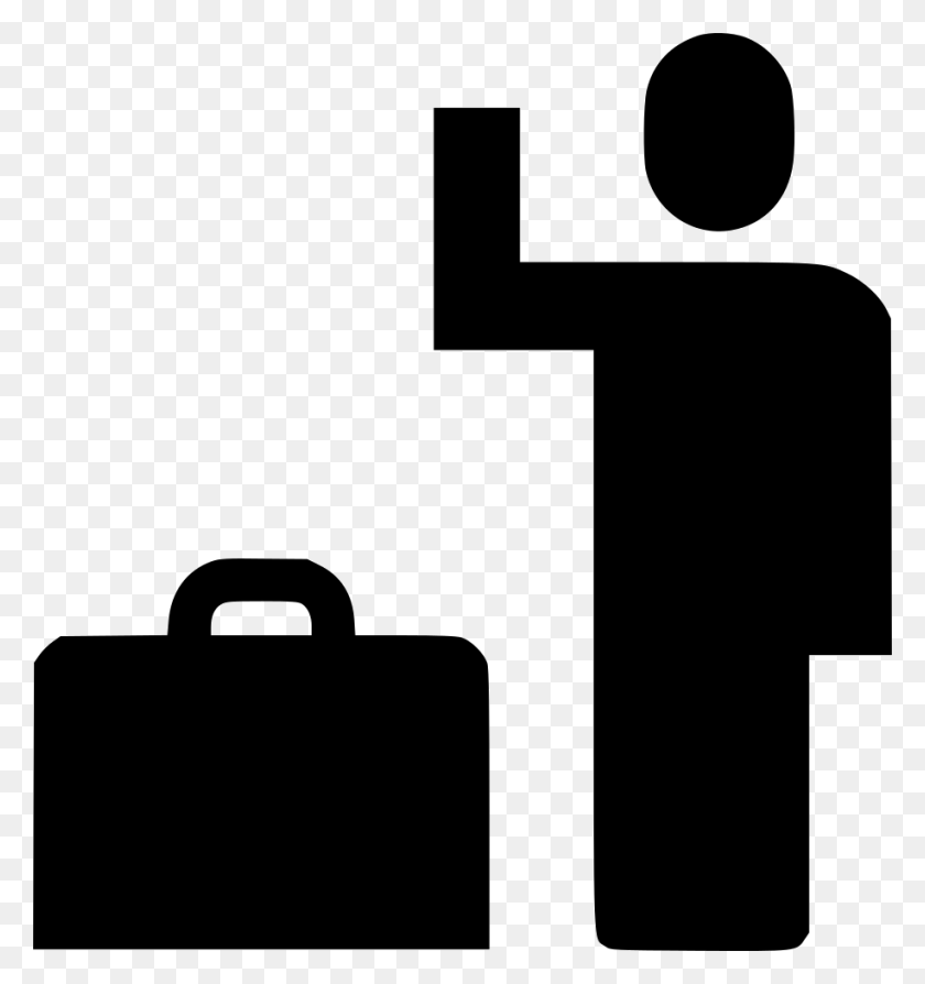File Svg Hand Luggage, Symbol, Bag, Briefcase HD PNG Download