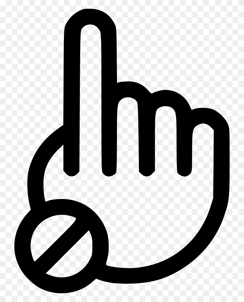 File Svg Hand Pc Icon, Stencil, Text, Symbol HD PNG Download