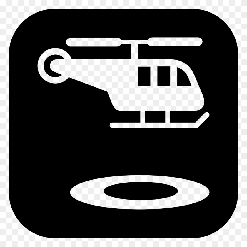 980x980 File Svg Helipad Icon, Stencil, Transportation, Vehicle HD PNG Download