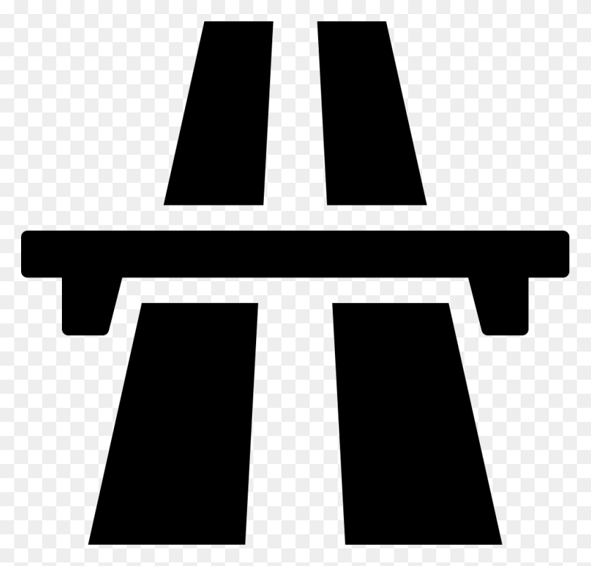 981x938 File Svg Highway Icon, Tarmac, Asphalt, Road HD PNG Download