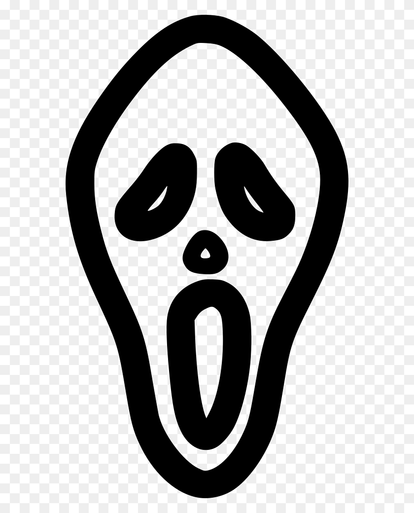 574x980 File Svg Horror Icon Free, Stencil, Alien, Footprint HD PNG Download