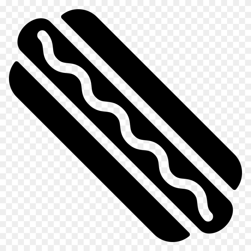 980x981 File Svg Hot Dog Silhouette, Stick, Handrail, Banister HD PNG Download