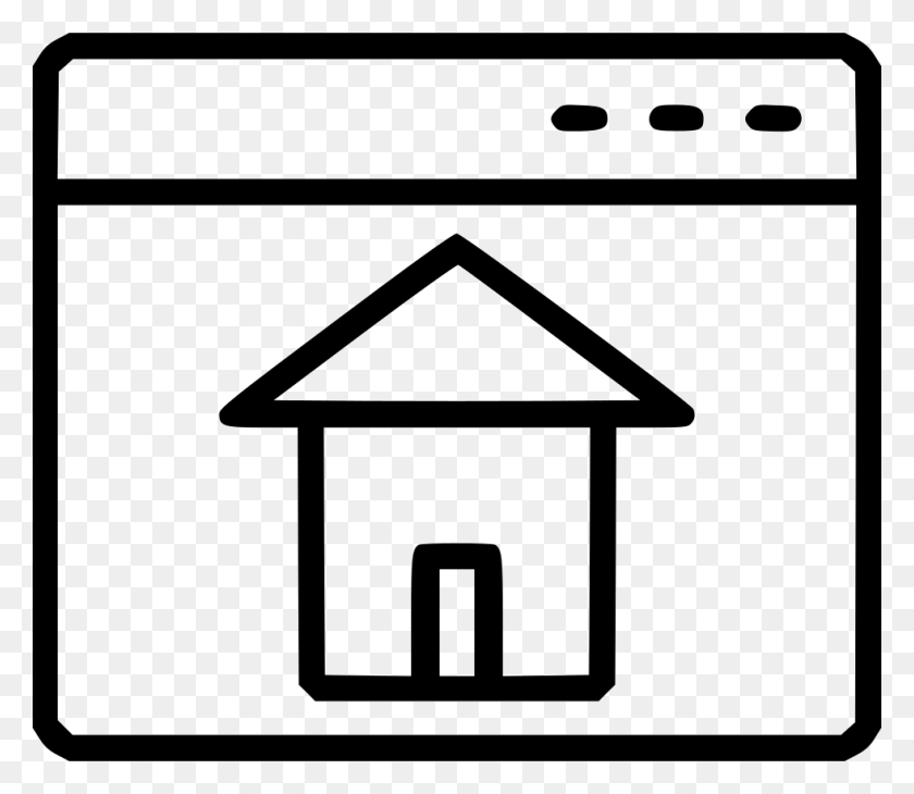 980x842 File Svg House Icon White, Mailbox, Letterbox HD PNG Download