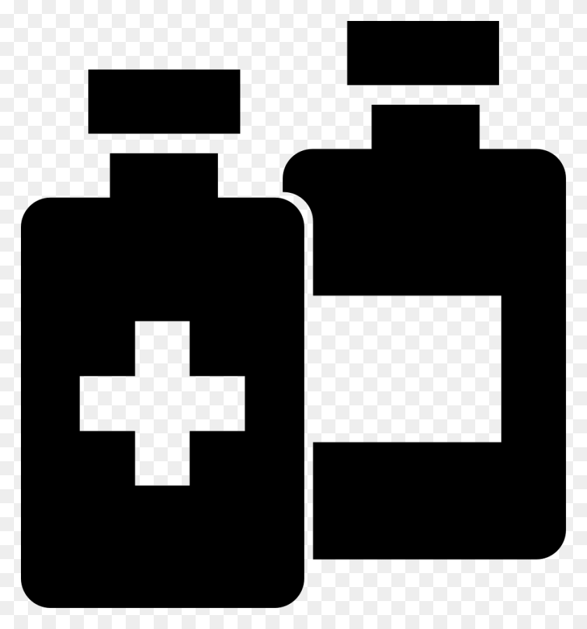 910x980 File Svg Icon, First Aid, Ink Bottle, Bottle HD PNG Download