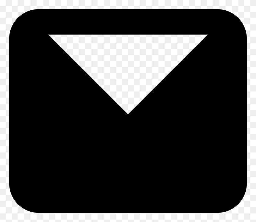 980x840 File Svg Icon, Triangle, Envelope, Mail HD PNG Download