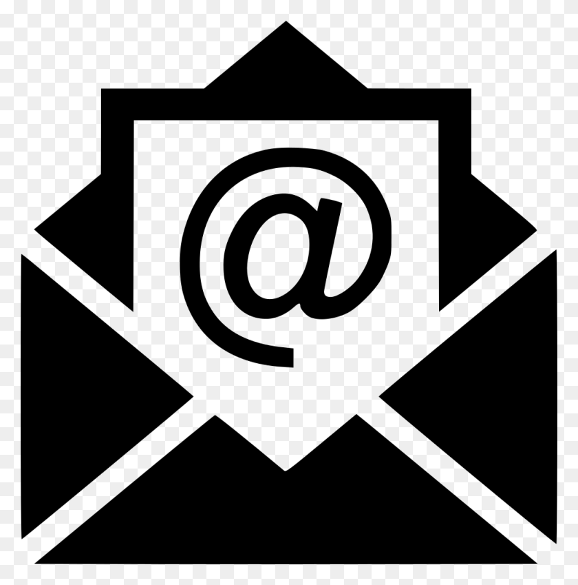 980x992 File Svg Icon Email, Symbol, Logo, Trademark HD PNG Download