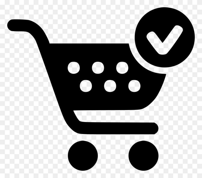 980x854 File Svg Icone Shopping, Symbol, Shopping Cart, Stencil HD PNG Download