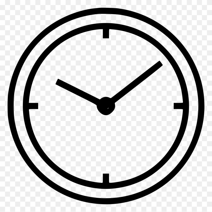 980x982 File Svg Icons For Discipline, Analog Clock, Clock, Wall Clock HD PNG Download