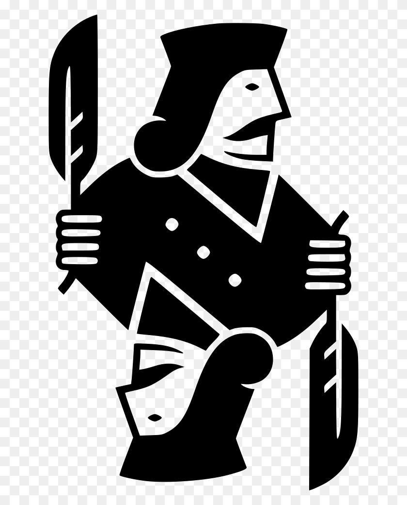 640x980 File Svg Jack Playing Card Icon, Stencil, Performer HD PNG Download