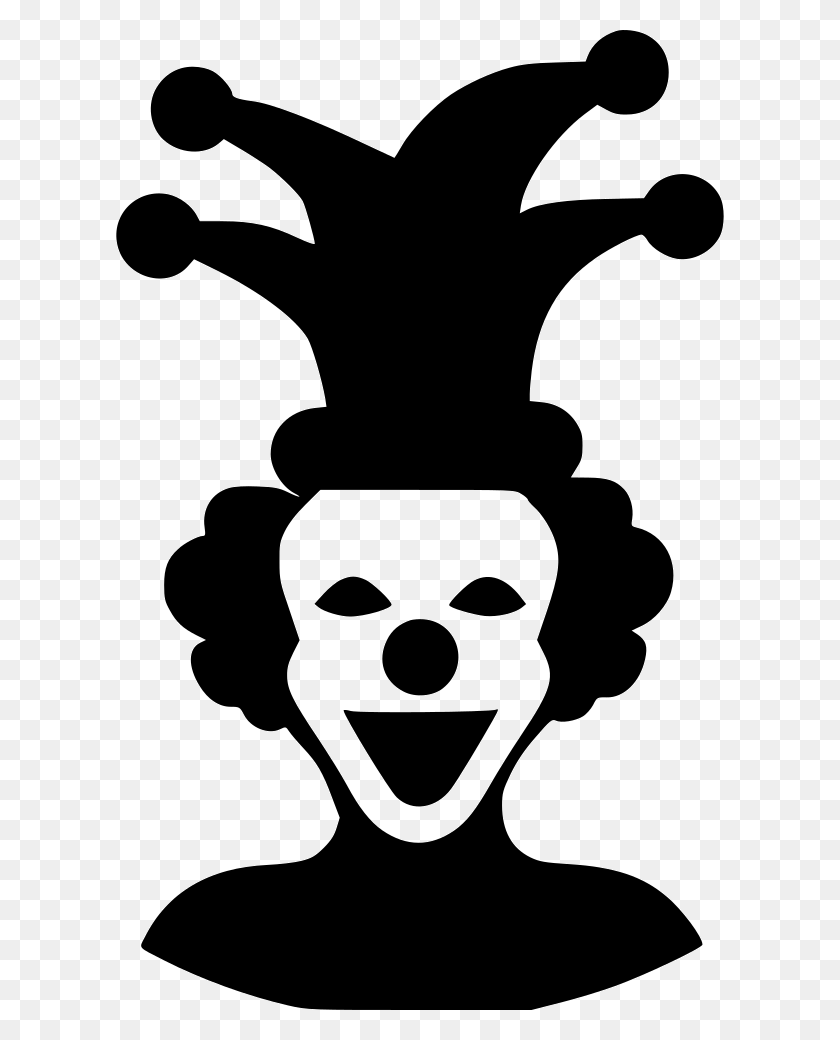 608x980 File Svg Joker With Cap, Stencil, Symbol HD PNG Download