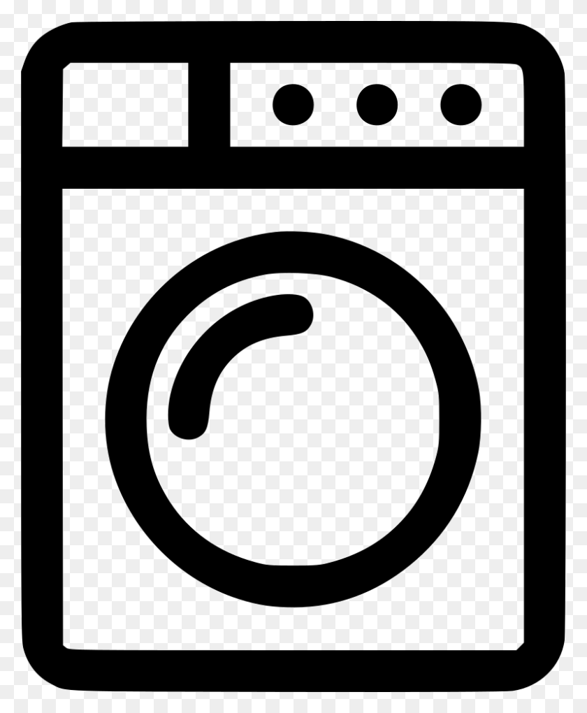 796x980 File Svg Laundry Icon, Washer, Appliance, Rug HD PNG Download